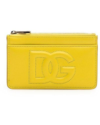 Dolce & Gabbana Dg Card Holder - Yellow