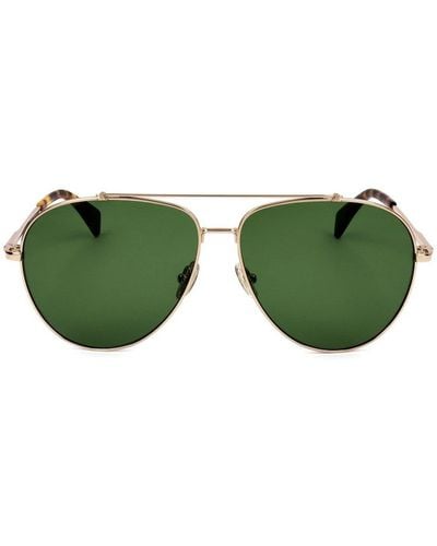 Lanvin Aviator Frame Sunglasses - Green