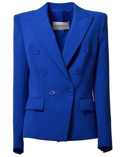Alexandre Vauthier Double-breasted Tailored Blazer - Blue