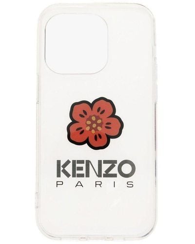 KENZO Iphone 14 Pro Case, - White