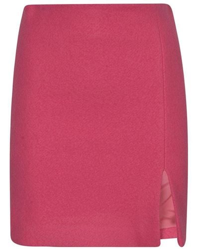 MSGM High Waist Mini Skirt - Pink