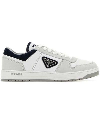 Prada Downtown Lace-up Trainers - White