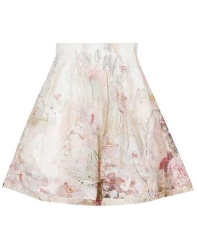 Zimmermann Silk Mini Skirt - Multicolor