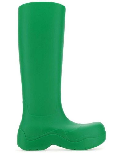 Bottega Veneta Chunky Sole Knee-high Boots - Green