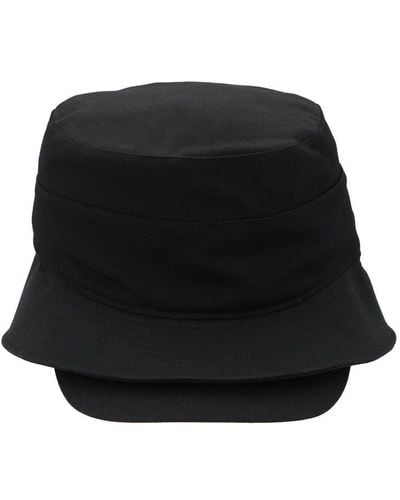 Yohji Yamamoto Layered-effect Hat - Black
