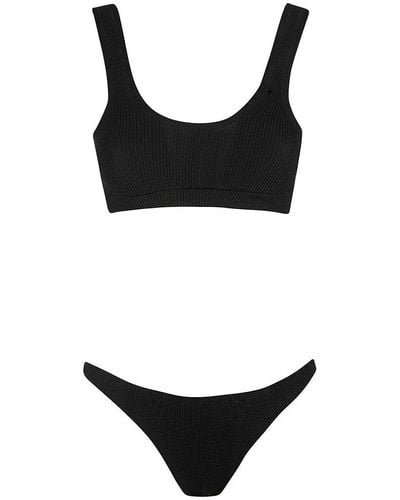 Reina Olga Ginny Boobs Stretch Bikini Set - Black