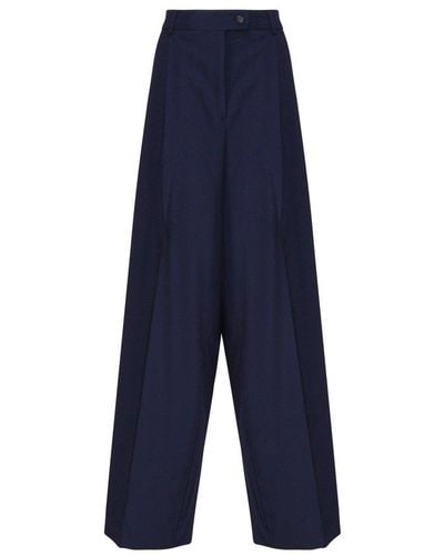 Sportmax Oversized Trousers - Blue