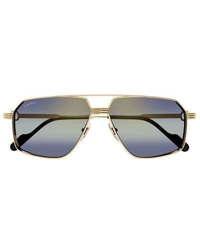 Cartier Hexagonal Frame Sunglasses - Multicolor