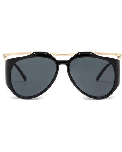 Saint Laurent Aviator-frame Sunglasses - Black