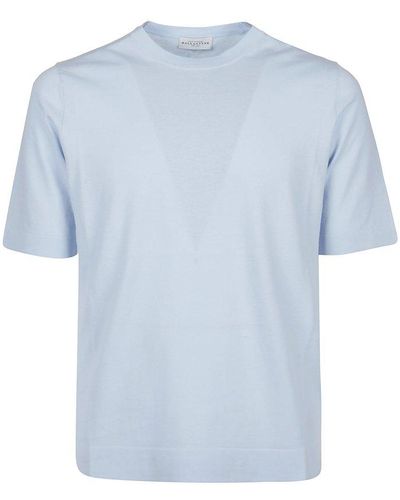 Ballantyne Crewneck Jersey T-shirt - Blue
