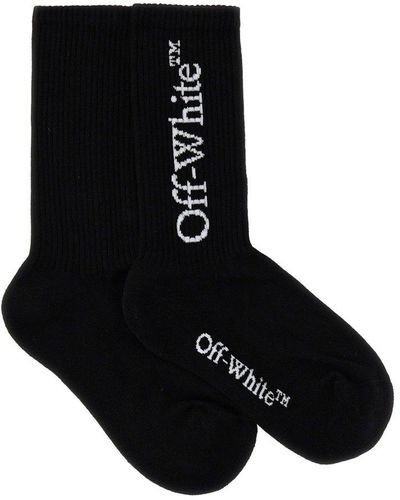 Off-White c/o Virgil Abloh Sock With Logo - Black