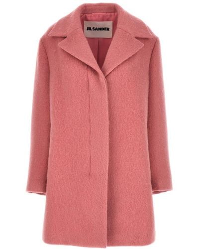 Jil Sander '03' Single-breasted Coat - Pink