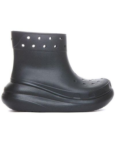 Crocs™ Chunky Sole Crush Cut-out Boots - Gray