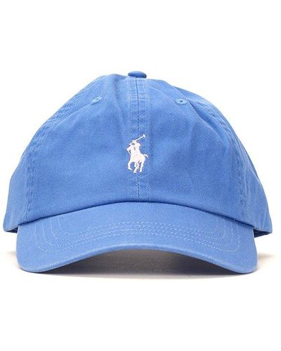 Polo Ralph Lauren Logo Embroidered Baseball Cap - Blue