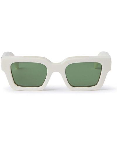 Off-White c/o Virgil Abloh Square Frame Sunglasses - Green