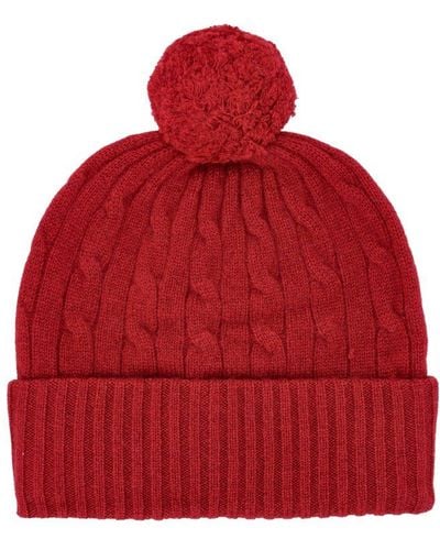 Polo Ralph Lauren Cable-knit Beanie - Red