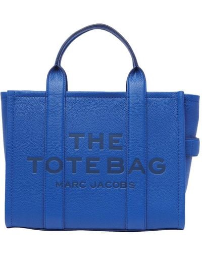 Marc Jacobs 'Tote' Cobalt Leather Bag - Blue