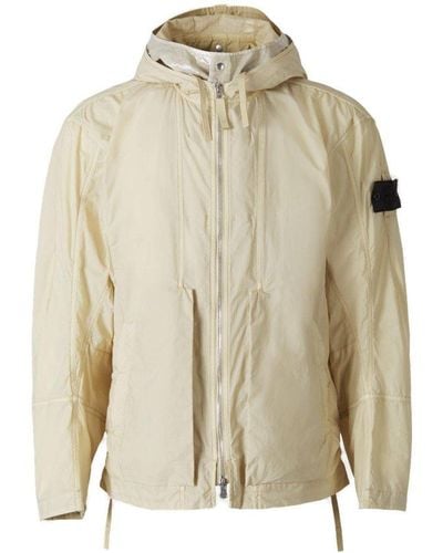 Stone Island Shadow Project Hooded Cotton Parka - Natural