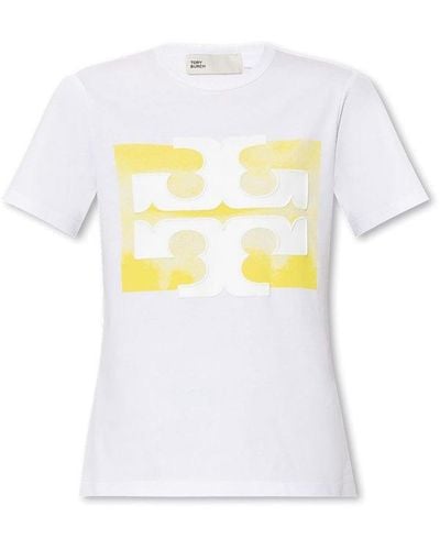 Tory Burch T-Shirt With Logo, ' - White