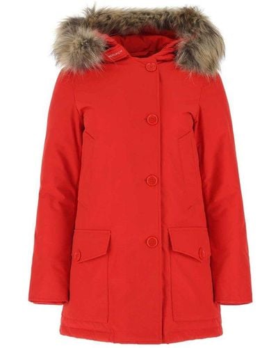Woolrich Nylon Down Jacket - Red