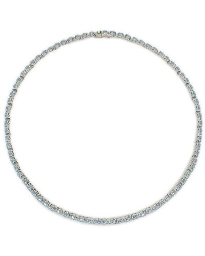 Swarovski Matrix Tennis Necklace - White