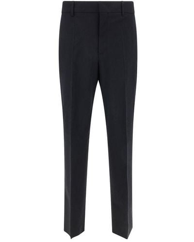 Valentino Mid-rise Tailored Trousers - Blue