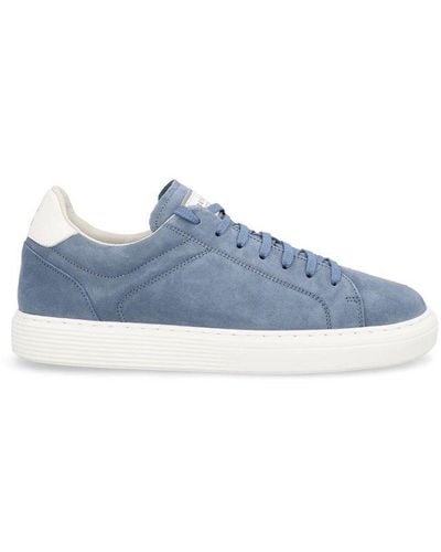 Brunello Cucinelli Nubuck Sneakers - Blue