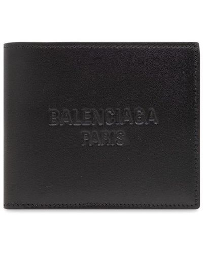 Balenciaga Duty Free Square Folded Wallet - Black