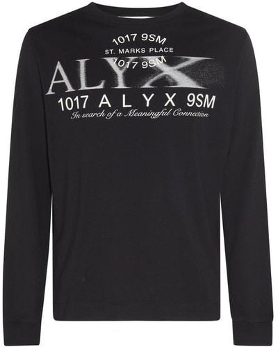 1017 ALYX 9SM Logo Printed Crewneck Sweatshirt - Black