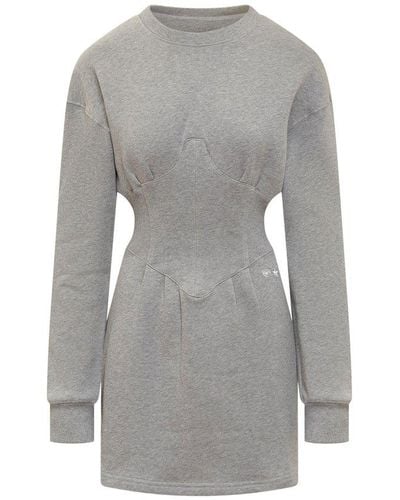 Chiara Ferragni Cotton Dress - Grey