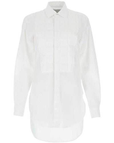 Bottega Veneta Padded Front Shirt - White