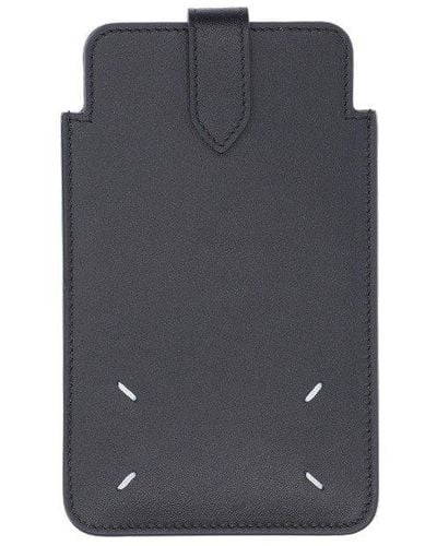 Maison Margiela Four-stitch Phone Case Pouch - Black