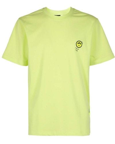 Barrow Logo-printed Crewneck T-shirt - Yellow