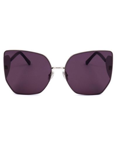 Jimmy Choo Butterfly Frame Sunglasses - Purple