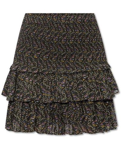 Isabel Marant Ruffled Skirt 'Naomi' - Black
