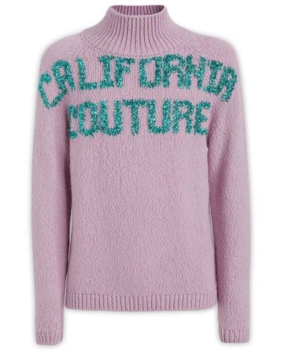 Dior Logo Intarsia-knit Sweater - Pink