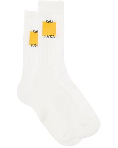 Casablancabrand Casa Logo Socks - White