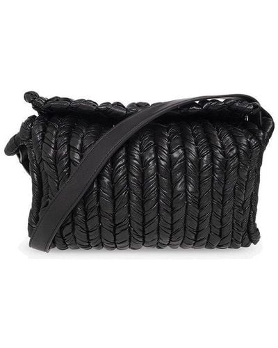 Nanushka ‘Busket Baguette’ Shoulder Bag - Black