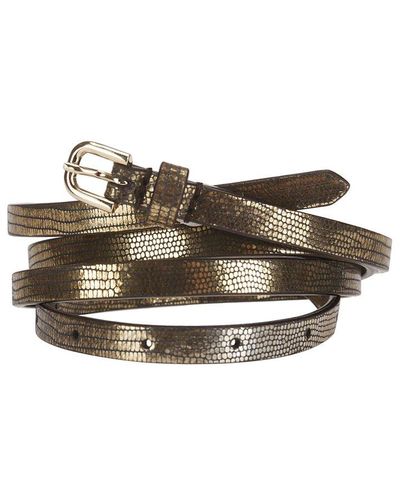 Dries Van Noten Buckled Belt - Metallic