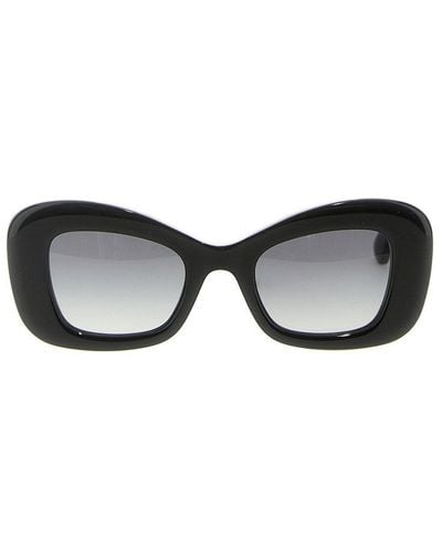 Alexander McQueen 'cat-eye Bold' Sunglasses - Black