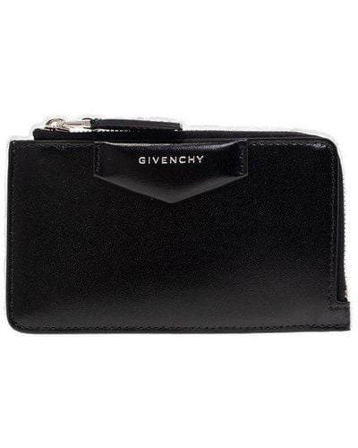 Givenchy Antigona Zipped Card Holder - Black