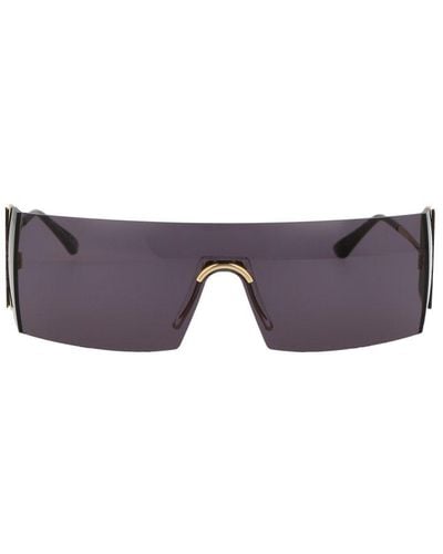 Retrosuperfuture Rectangular Frame Sunglasses - Purple