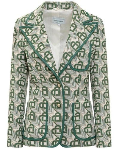 Casablancabrand Single Breast Jacket - Green