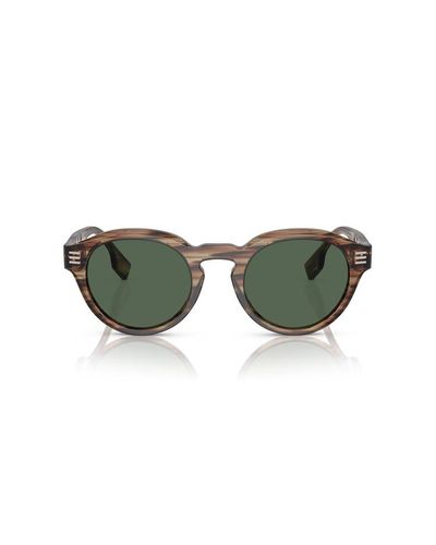Burberry Round Frame Sunglasses - Green