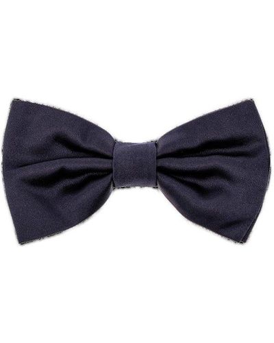 Dolce & Gabbana Silk Bow Tie, - Blue