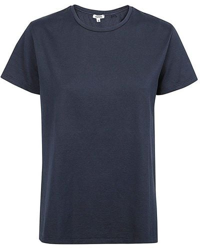 Aspesi Crewneck Short-sleeved T-shirt - Blue