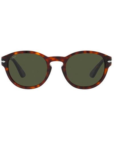 Persol Round-frame Sunglasses - Green