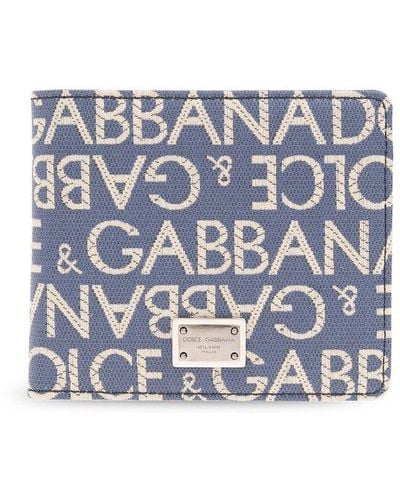 Dolce & Gabbana Dolce & Gabbana Folding Wallet - Blue