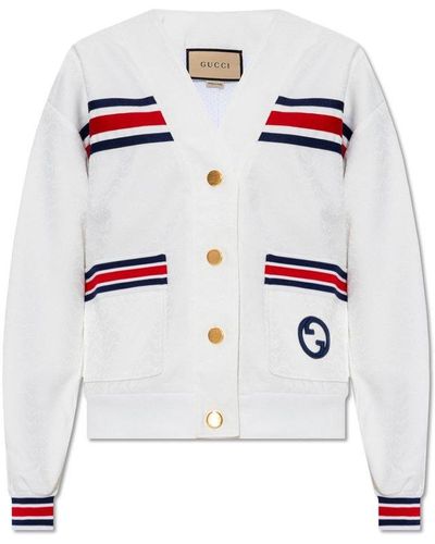 Gucci Cardigan With Buttons - White
