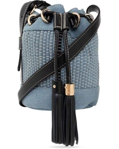 See By Chloé See Chloé 'vicki Small' Bucket Shoulder Bag, - Blue